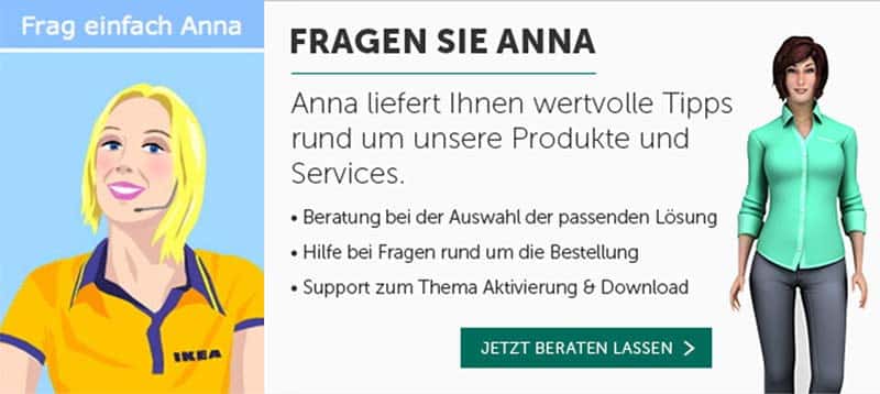 Annas von IKEA und Kapersky