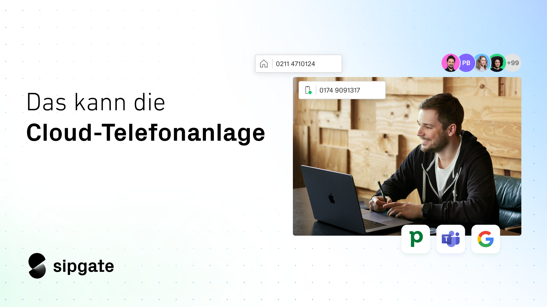 sipgate ist die professionelle und komplette Business-Telefonanlage in der Cloud. Mit mehr als 150 Funktionen.